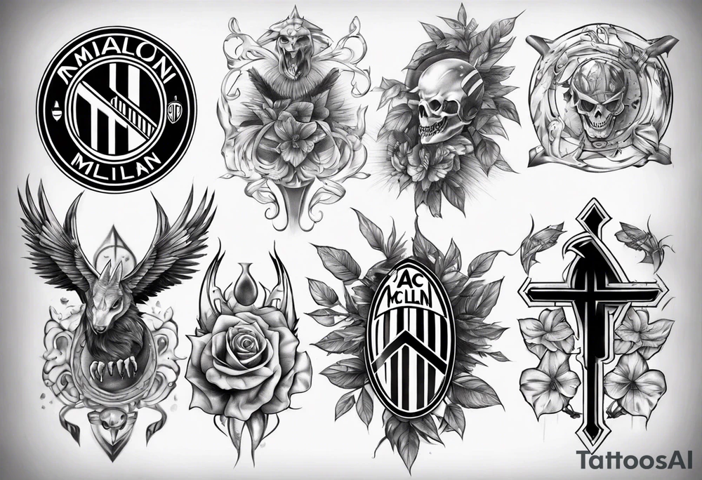 Ac milan tattoo idea