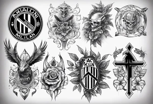 Ac milan tattoo idea