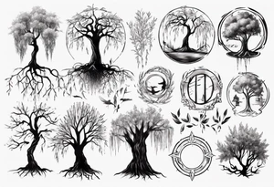willow tree tattoo idea