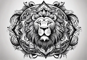 a symbol of firmness of spirit, strength and stability tattoo idea