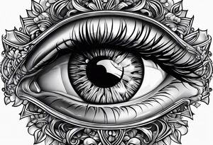 eyeball tattoo idea