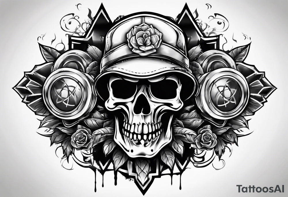 radioactive gangster tattoo idea