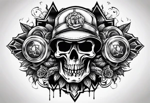 radioactive gangster tattoo idea