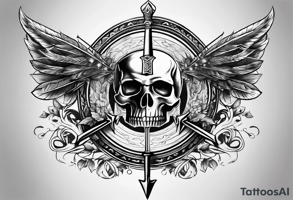 5 arrows tattoo idea
