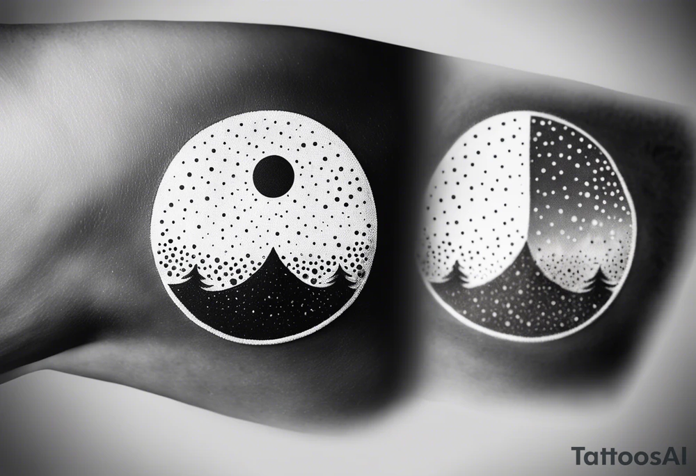 Lunar phases tattoo idea