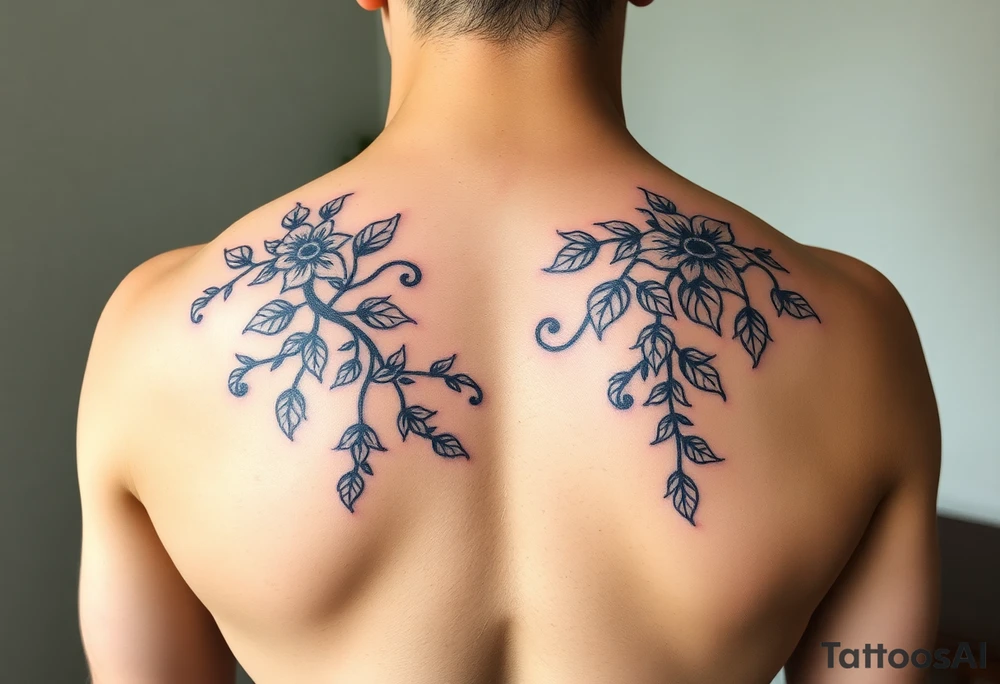 Ivy arms flora arms tattoo idea