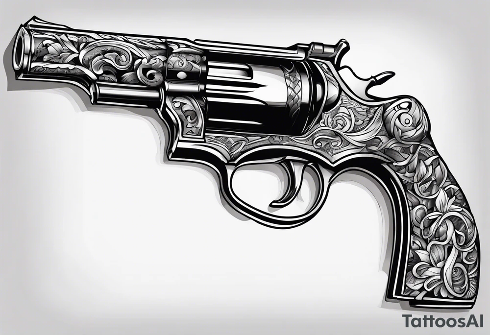 dance of blade and pistol tattoo idea