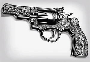 dance of blade and pistol tattoo idea
