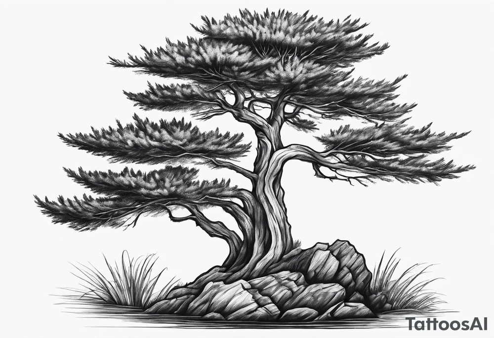 Cypress trees tattoo idea