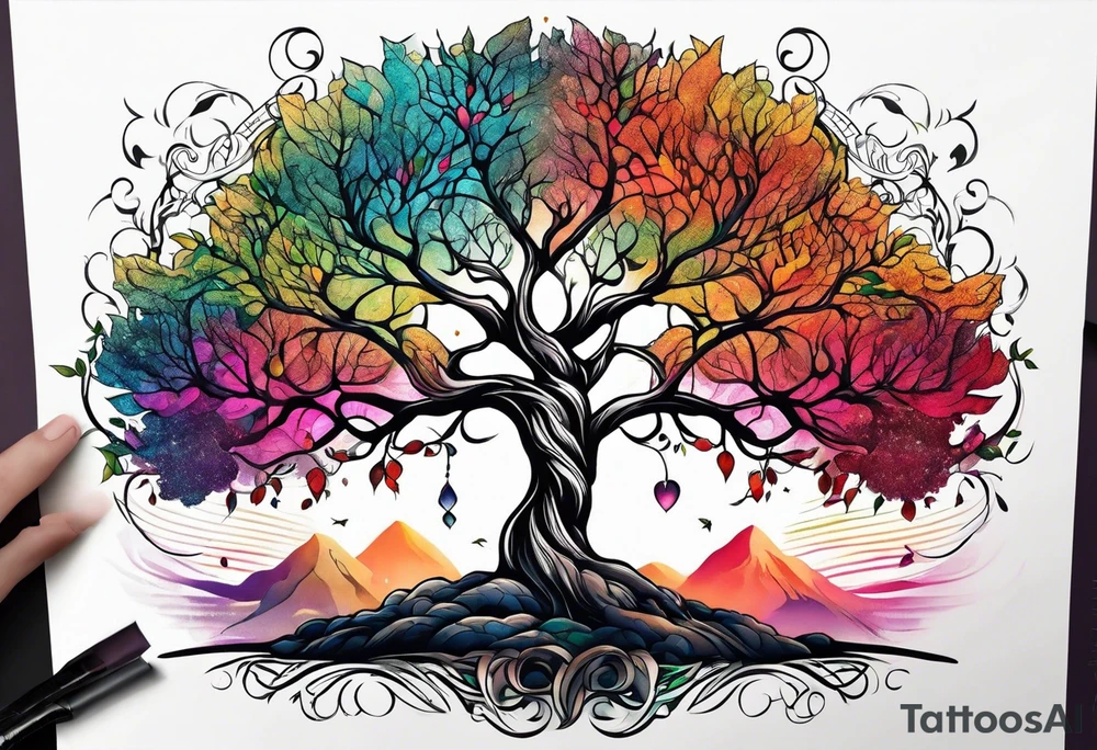 tree of life tattoo idea