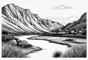 Kimberley region, Pilbara, goldfields, simple and plain tattoo idea