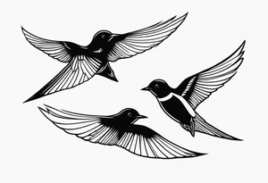 two swifts tattoo idea
