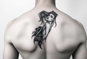 nude girl tattoo tattoo idea