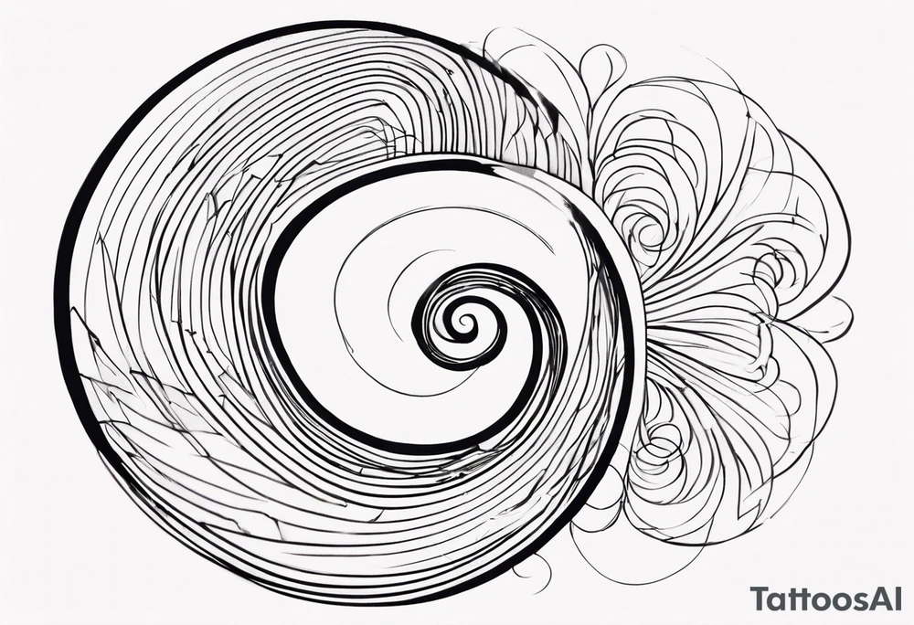 spiral tattoo idea