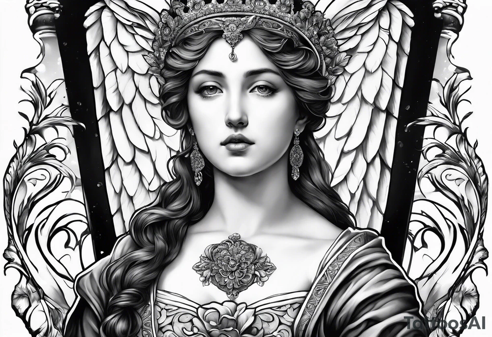 nemesis without flowers tattoo idea