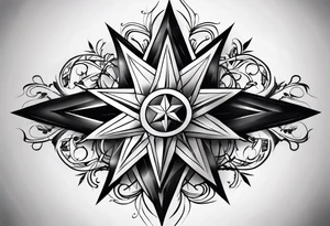 Guiding star tattoo on the wrist tattoo idea