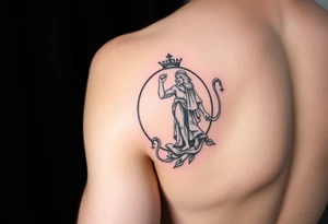 Forearm sleeve Tattoo
Birth signs, Leo Aries, Gemini
Saint Florian tattoo idea