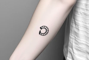 a super simple thing that can refer to achilles or achilles heel, the greek myth tattoo idea