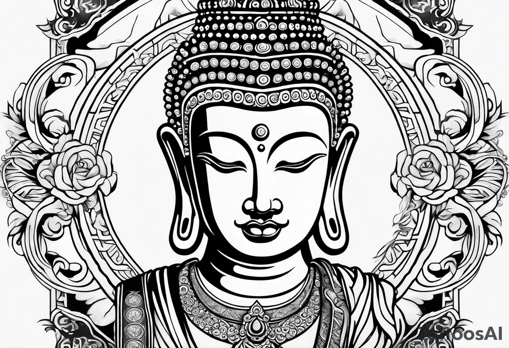 buddhism. hands tattoo idea