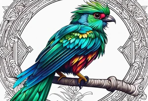 Quetzal tattoo idea