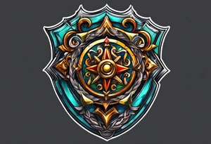 shield knot shoulder tattoo tattoo idea