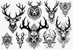 jäger schießt ein reh tattoo idea