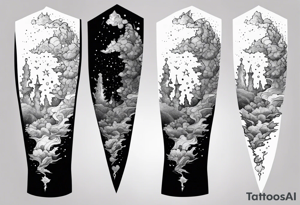 Pillars of creation tattoo idea