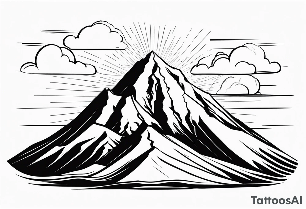 Mount etna tattoo idea