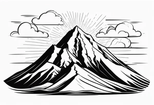 Mount etna tattoo idea