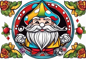 Casino gnomes tattoo idea