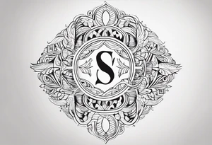 strength, pisces, phoenix, small, nuanced, positive tattoo idea