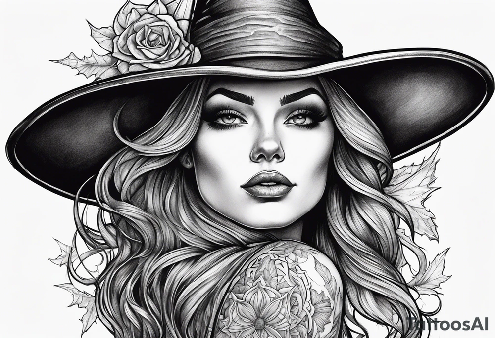 Witch tattoo idea