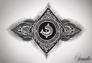 strength, small, Khachkar , long tail, elegant, lengthy, pisces tattoo idea