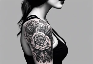 Hand wrapped around neck tattoo idea