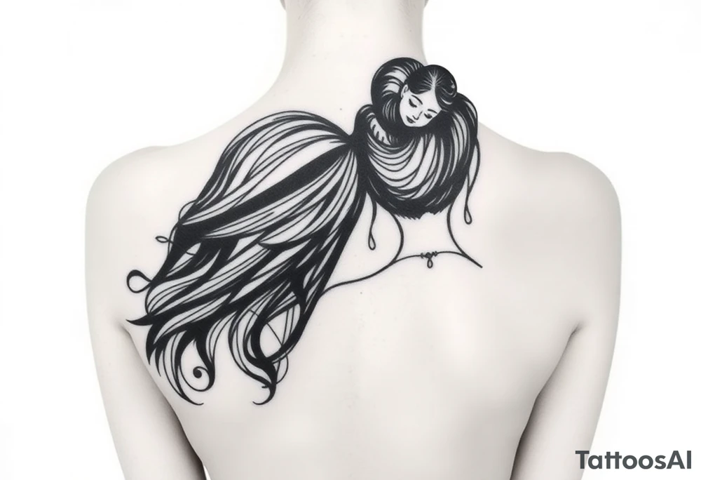 Boy and girl tattoo idea