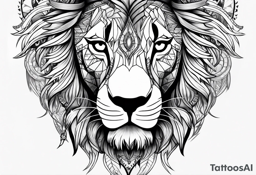 lion king tattoo idea