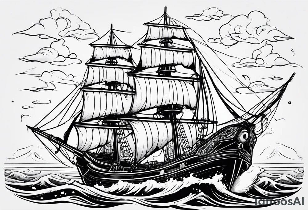 a dead sailor tattoo idea