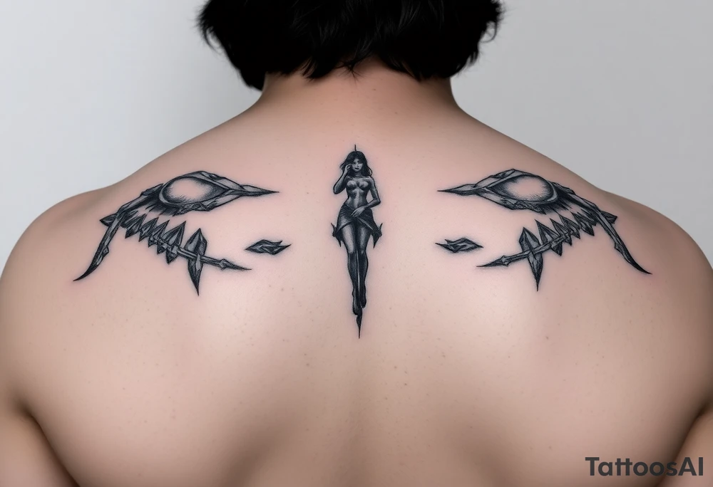nude girl tattoo tattoo idea