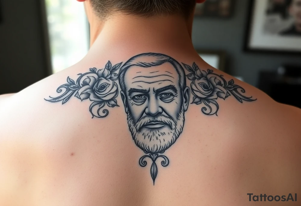 Memorial tattoo for passed away grandpa tattoo idea