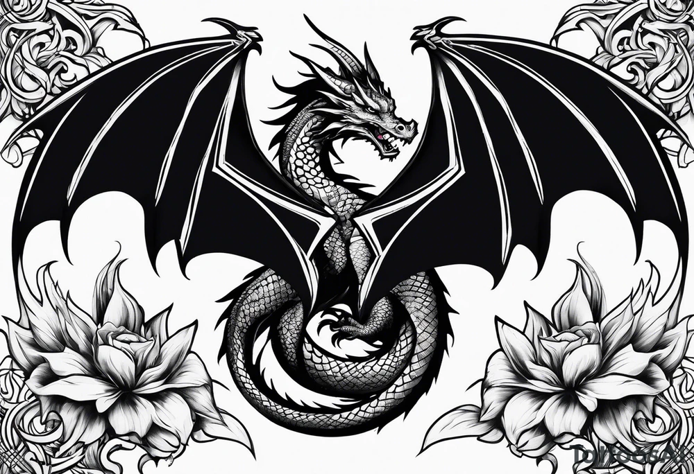 dragon tattoo idea