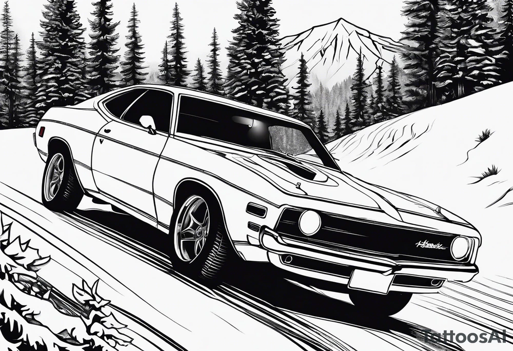 cars, snowboarding, huskie, money, rich tattoo idea