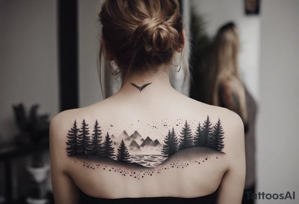 tattoo to represent that I have 3 children (girls). For inspiration I like flowers, the beach. Tattoo is for ribcage down side of body. I don't want images of women or girls in it tattoo idea