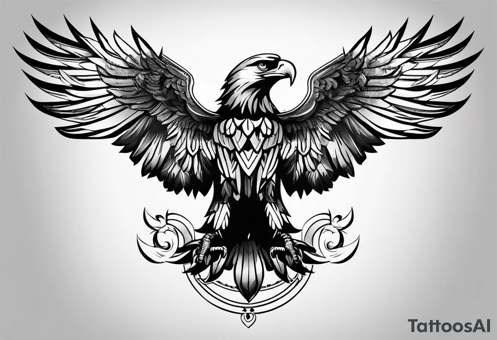 Roman Eagle tattoo idea