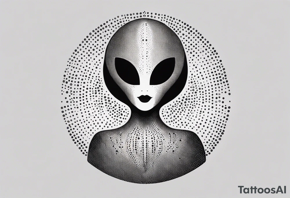 alien alphabet tattoo idea