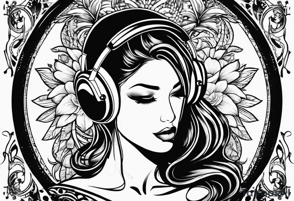 music tattoo idea