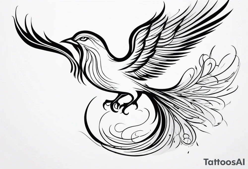 phoenix tattoo idea
