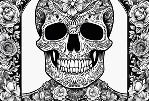 Skelton hand tattoo idea