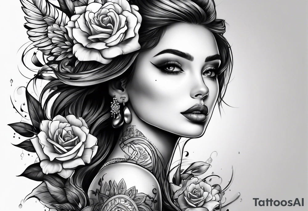 in loving memory tattoo idea