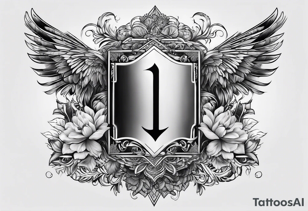 full body back tattoo rectangle shape tattoo idea