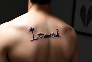 Small ibiza tatoo tattoo idea